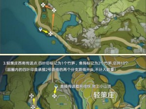 原神竹笋最佳采集点分布图：探寻最多竹笋的采集路线与位置分布详解