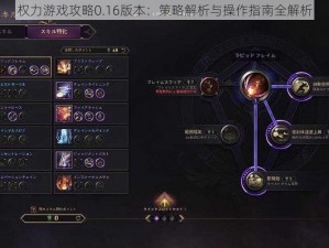 权力游戏攻略0.16版本：策略解析与操作指南全解析