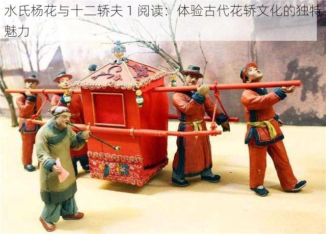 水氏杨花与十二轿夫 1 阅读:体验古代花轿文化的独特魅力