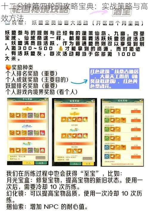 十二分钟第四轮回攻略宝典：实战策略与高效方法