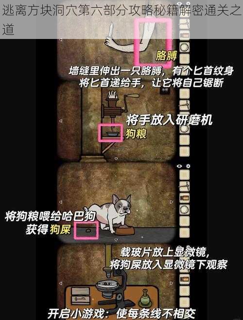 逃离方块洞穴第六部分攻略秘籍解密通关之道