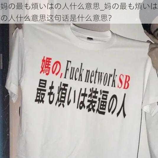 妈の最も煩いはの人什么意思_妈の最も煩いはの人什么意思这句话是什么意思？