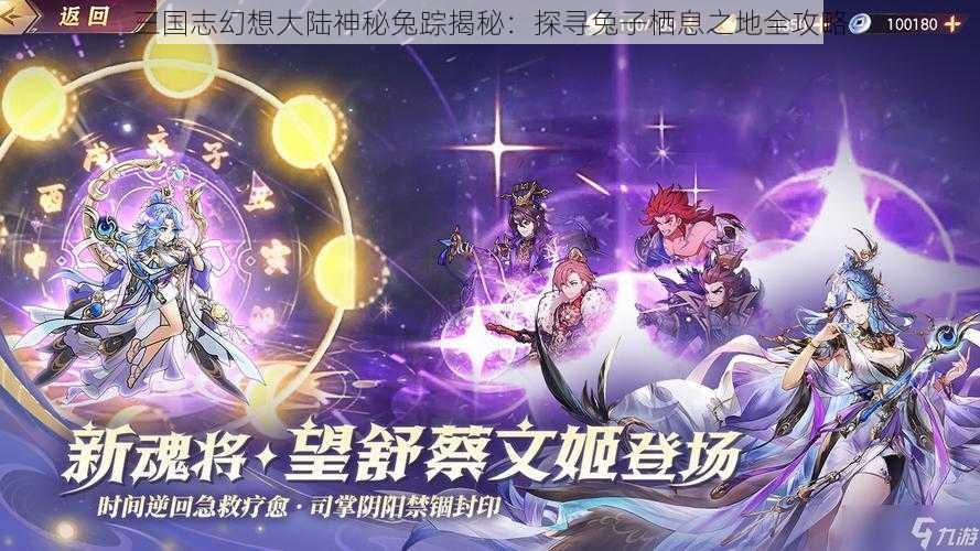 三国志幻想大陆神秘兔踪揭秘：探寻兔子栖息之地全攻略