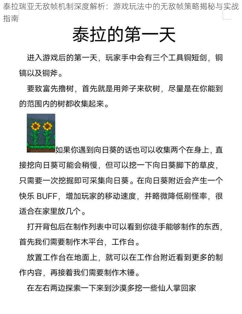 泰拉瑞亚无敌帧机制深度解析：游戏玩法中的无敌帧策略揭秘与实战指南