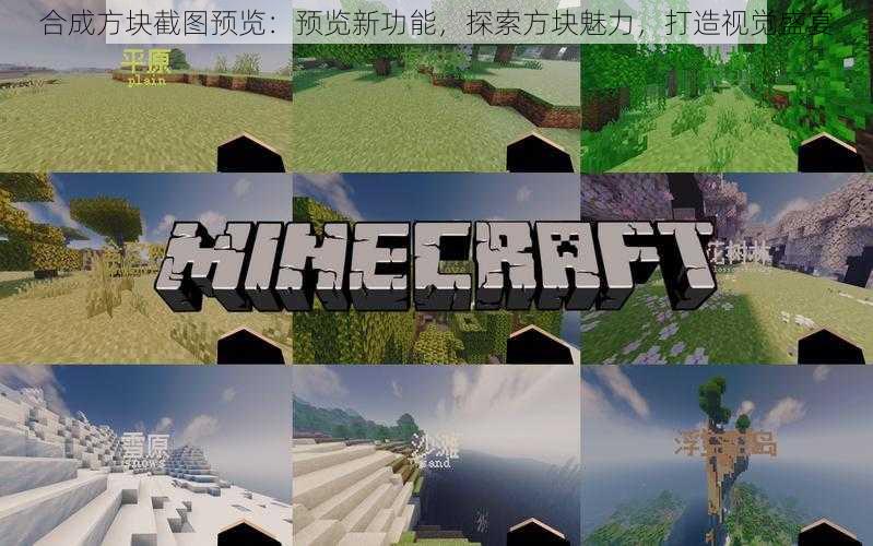 合成方块截图预览:预览新功能,探索方块魅力,打造视觉盛宴